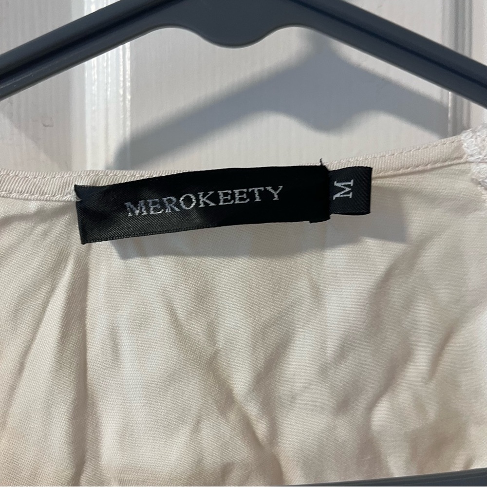 Merokeety Elegant Cream Two Piece Set
